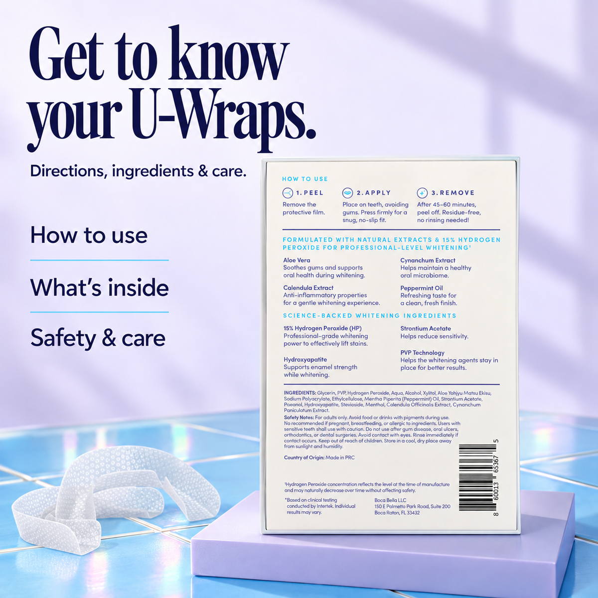 Teeth Whitening U-wraps